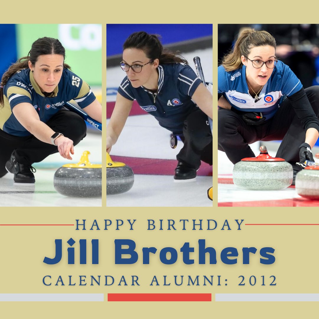 Happy birthday to #CurlingCares calendar alumni Jill Brothers, a world junior silver medallist with 8 STOH appearances!
#JillCares #curling