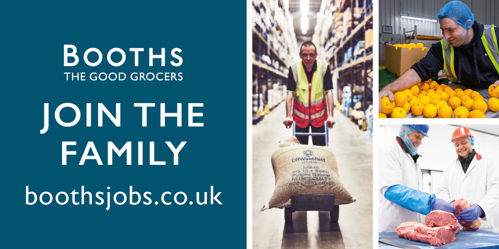 BoothsJobs's tweet photo. Join our team at Booths Bluebell Way, Preston as a Full Time Quality Controller. The purpose of this role is to check the quality of Ambient, Fresh and Chilled raw material received at depot against specification and work with Booths Quality processes. https://t.co/5goil2xcVL https://t.co/Ekf6mQRepw