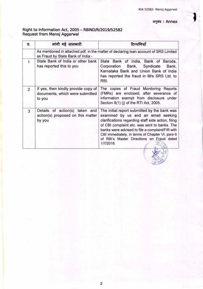 exposeccDOTorg's tweet photo. @FinancialXpress WOW 10 yrs now EVEN No FIR in 1000+ Crore loan fraud by SRS Ltd with @TheOfficialSBI @BankofIndia_IN @UnionBankTweets OBC-merged in @pnbindia SyndicateBank-merged in @canarabank @AxisBank

@CBIHeadquarters @dir_ed @CVCIndia @PMOIndia @DFS_India @nsitharamanoffc @RBI @SEBI_updates https://t.co/CxthgP2HWp