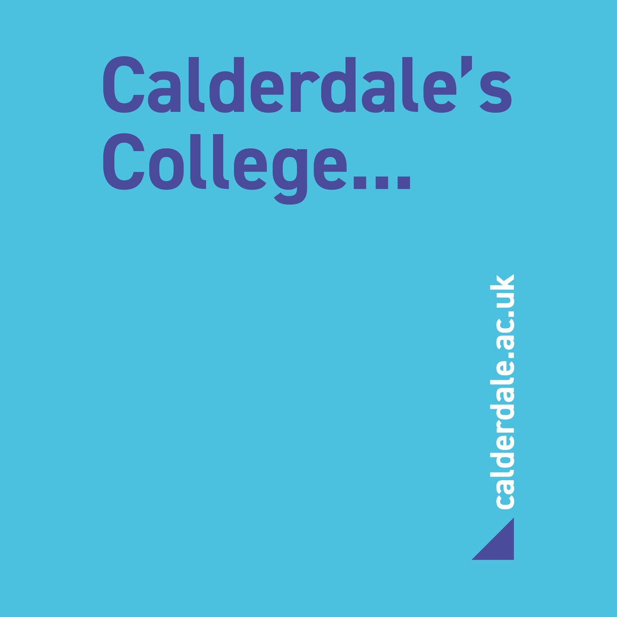 CalderdaleCol's tweet photo. We are Calderdale’s College. Shaping futures since 1893, and we’re just getting started.

Discover how we can transform your life today 💫 https://t.co/IPS76p793y 

#CalderdalesCollege https://t.co/ElN2RHTfpY