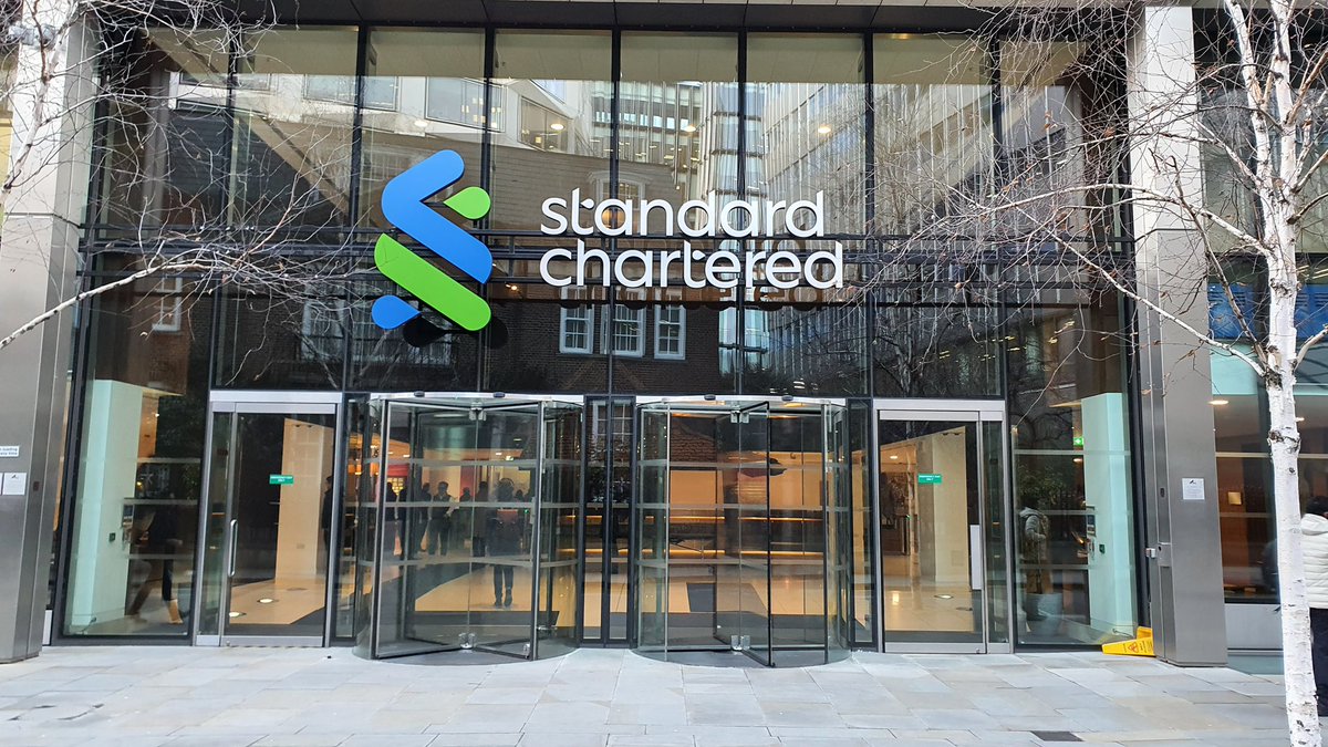 🇺🇸 $1 TRILLION STANDARD CHARTERED BANK JUST SAID #BITCOIN IS GOING TO $500,000 BY 2028. HERE WE GO!!! 🚀 logo