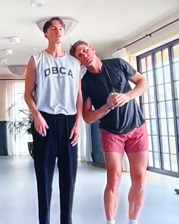 poetsonfilm's tweet photo. drew and daniel rehearsing the dance sequence in queer…. oh! https://t.co/8VJZD62Foz