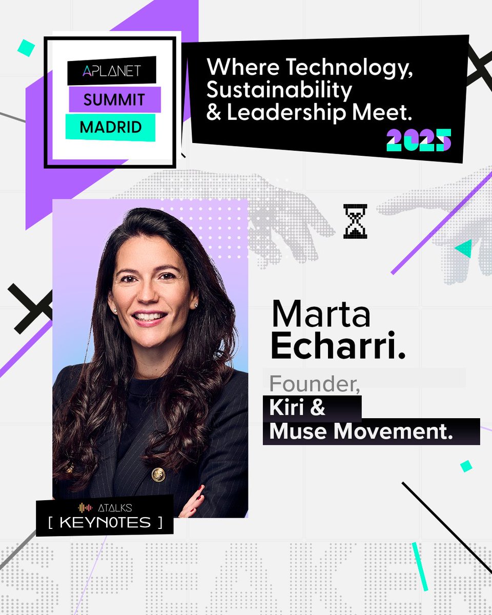🚨 Keynote Spotlight!

Marta Echarri (<a href="/marta_echarri/">Marta Echarri</a>) takes the stage at #APLANETSummitMadrid2025 with “Invest in Their Future, Today” — a powerful call for accessible financial education.

🗓️ June 10 | Madrid or livestream

🎟️ Register free: aplanet.org/campaign/summi…