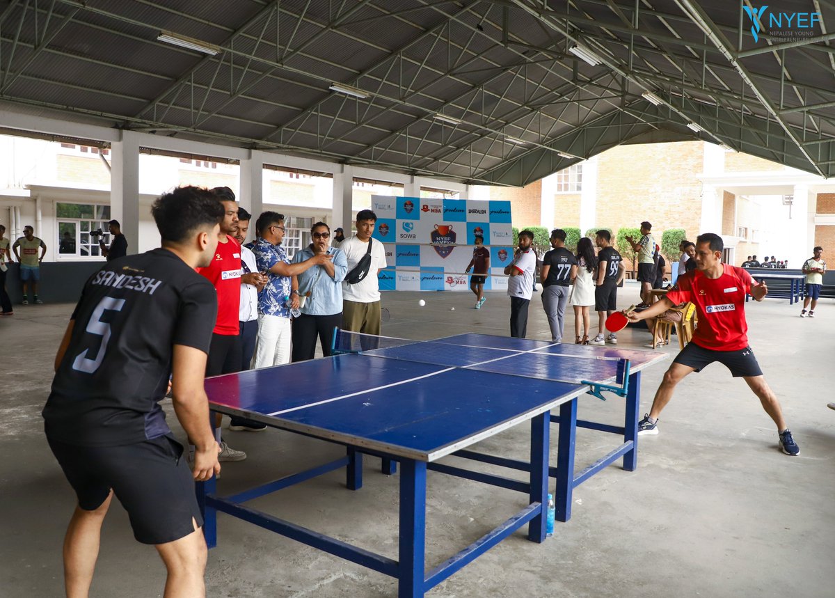 nyefnepal's tweet photo. 🏆 NYEF Champions Cup 2025 – A Showcase of Spirit &amp; Skill!
From fierce matches to a fiery trophy night, @NYEFKathmandu brought the energy! 🔥
Massive shout-out to the players, volunteers &amp; supporters who made it legendary. 🙌🎉
#NYEF #NYEFChampionsCup #NYEFKathmandu https://t.co/0Pk31BjtOK