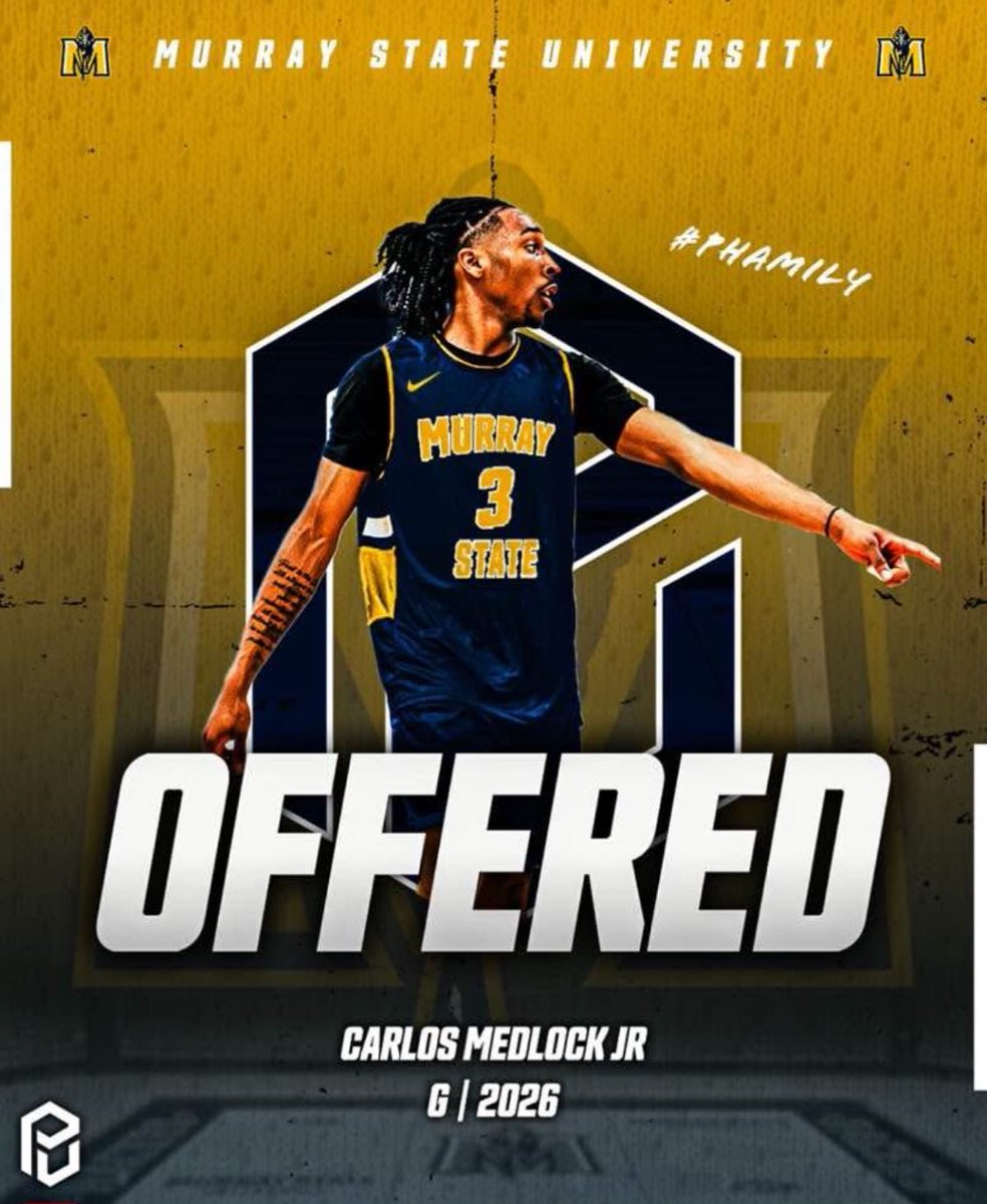 Congrats to Phenom United Carlos Medlock Jr  on picking up this BigTime Offer from Murray State University. As one of the top players in Michigan Coaches love his floor game. South Carolina he’s Coming.
#WeArePhenomUnited
“Coach” Howard