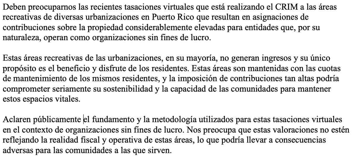 b23_bbc's tweet photo. El CRIM tasando áreas de recreo de urbanizaciones que operan como OSFL cuyo único propósito es el disfrute de los residentes. @CRIMPR1 https://t.co/BwVENmNgaE