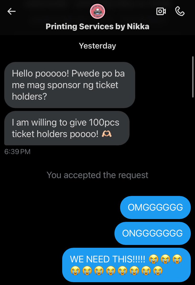 dodongwook's tweet photo. grabe to 😭 hindi man lang naabutan 48 hrs yung problema  namin HAHAHAHAHAHAHAHAHHAHAH

limited lang kasi ang tix holder from sm. congrats sa winners ng GA ang ganda ng tix holder nyo 🥹

SALAMAT SA BUHAY MO @printedbyniksv 😭 AT GINAWA NIYA PANG 150 PCS!

#SB19 @SB19Official https://t.co/q1hEsvobt0