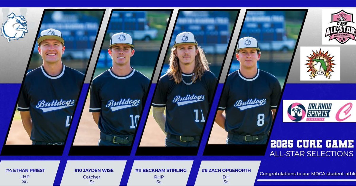 Coach Sanders (@coachsanders9) on Twitter photo One last ride w/ some of our 2025 Seniors. Fortunate to have 4 guys representing our program <a href="/floridaleague/">Florida League</a> Cure All Star Game. First pitch 6pm @ Sanford Memorial Stadium. #MDCABaseball One last ride w/ some of our 2025 Seniors. Fortunate to have 4 guys representing our program <a href="/floridaleague/">Florida League</a> Cure All Star Game. First pitch 6pm @ Sanford Memorial Stadium. #MDCABaseball