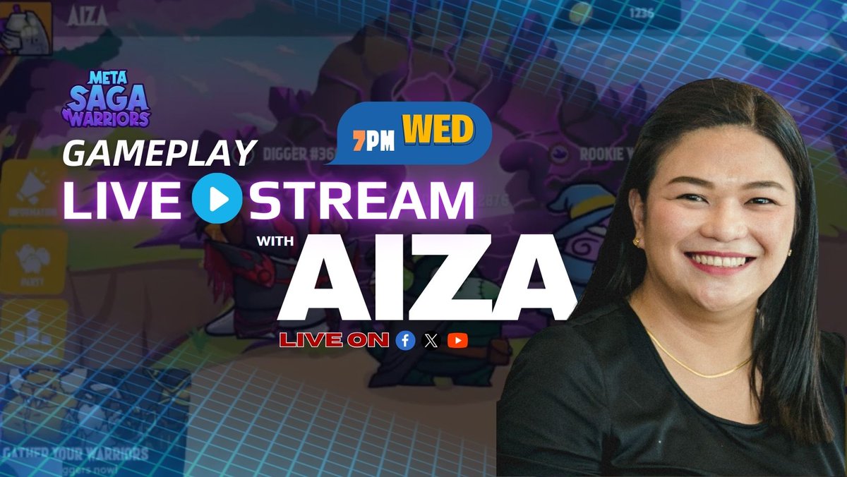 metasagawarrior's tweet photo. 🎮 MSW Gameplay Livestream 🎮

Join Aiza on May 21, 2025, at 7 PM for another session of MSW gameplay.

📺 Watch it here: https://t.co/xEpw6PFPTN https://t.co/4LRfkLzOgR