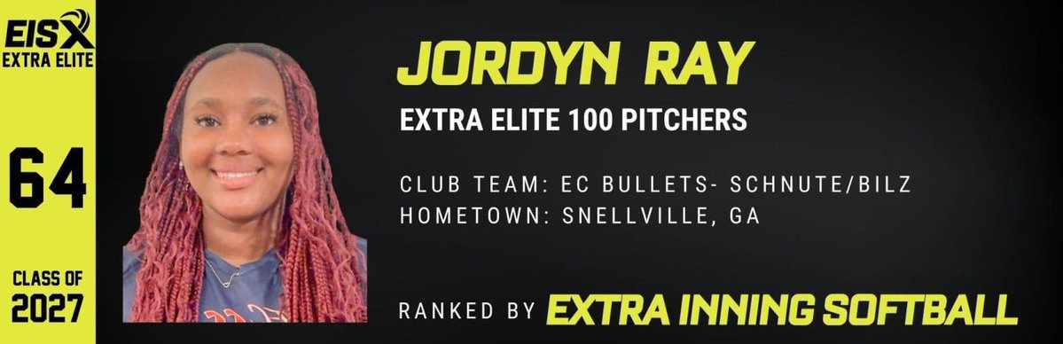 Jordyn Ray 2027 (@jordynraypost) on Twitter photo Thank you for the class of 2027 national pitcher ranking <a href="/ExtraInningSB/">EXTRA INNING SOFTBALL</a>. The grind never stops 💪🏾! <a href="/levlupfastpitch/">LevelUp Fastpitch Academy</a> <a href="/respi18/">Renee Boulware</a> <a href="/EC05Bilz/">EC Bullets Schnute/Bilz 16u</a> <a href="/EastCobbBullets/">EC Bullets Fastpitch</a> <a href="/bwoodsftball/">Brookwood Softball</a> <a href="/Bwoodsports/">Brookwood Athletics</a> Thank you for the class of 2027 national pitcher ranking <a href="/ExtraInningSB/">EXTRA INNING SOFTBALL</a>. The grind never stops 💪🏾! <a href="/levlupfastpitch/">LevelUp Fastpitch Academy</a> <a href="/respi18/">Renee Boulware</a> <a href="/EC05Bilz/">EC Bullets Schnute/Bilz 16u</a> <a href="/EastCobbBullets/">EC Bullets Fastpitch</a> <a href="/bwoodsftball/">Brookwood Softball</a> <a href="/Bwoodsports/">Brookwood Athletics</a>