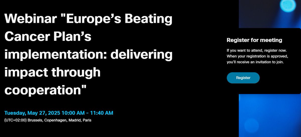 eCAN Joint Action (@ecan_ja) on Twitter photo Next Tuesday, our colleagues Robbe Saesen and Victoria Leclercq will showcase eCAN latest results and the new Joint Action: eCAN Plus 🆕
Link to register 🔗 emp.onl/BCP-webinar-re…
#HealthUnion #EU4Health #EWAC2025 <a href="/EU_Health/">EU One Health</a> Next Tuesday, our colleagues Robbe Saesen and Victoria Leclercq will showcase eCAN latest results and the new Joint Action: eCAN Plus 🆕
Link to register 🔗 emp.onl/BCP-webinar-re…
#HealthUnion #EU4Health #EWAC2025 <a href="/EU_Health/">EU One Health</a>