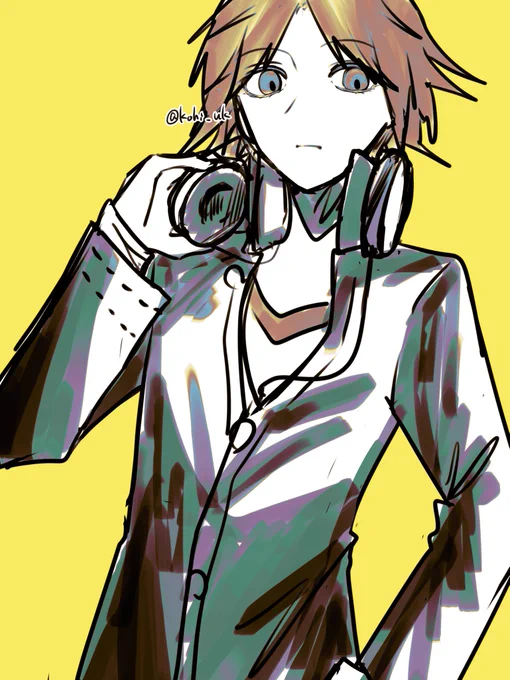 ずっと字書きモードだったので絵描きモードに切り替えるための落描き