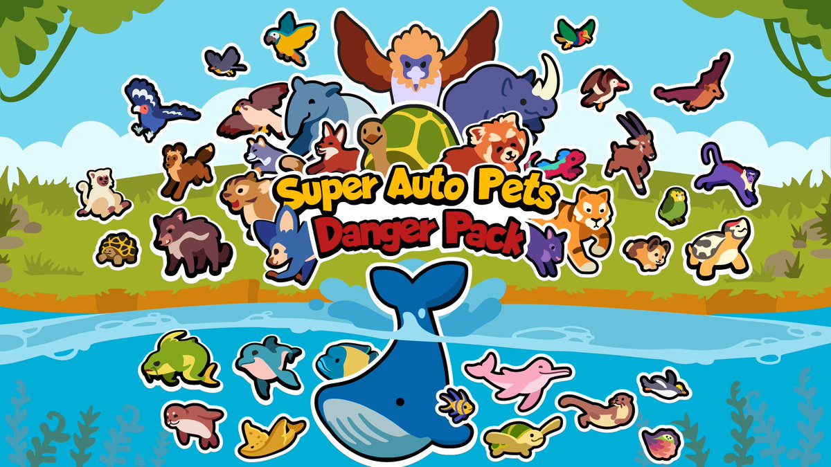 The Danger Pack expansion update has officially started rolling out on Steam, Mobile and Itch!

Thank you to all of you who play Super Auto Pets, you are the reason we can keep doing this. ❤️ We hope you'll enjoy the danger pack!