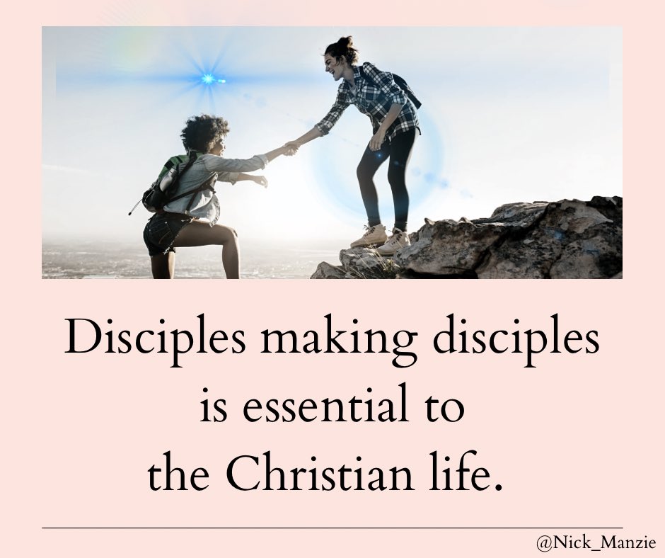NickManzie's tweet photo. How are you making disciples this week?

— Matthew 28:18-20 

#Gospel #JesusSaves #Jesus #God #Bible #Faith #Christian #Church #Love #JesusChrist #Worship #Christianity #Christ #Prayer #HolySpirit #Godisgood #Hope #Pray #Truth #Blessed #Scripture #Grace #Amen #Praise #SBC25 https://t.co/o5fYB2GbES
