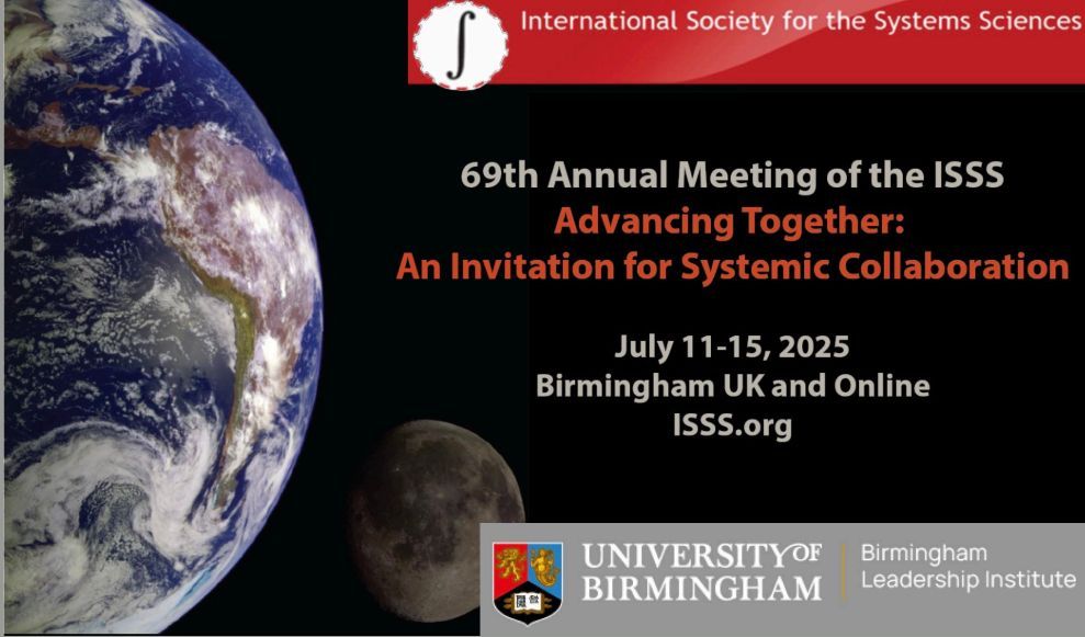 Honored. Humbled. Energized.
 
I can hardly believe it, but I’ve been invited to deliver the Bertalanffy Lecture at the 2025 International Society for the Systems Sciences (ISSS) Conference.
 
The name alone carries weight: Ludwig von Bertalanffy, the father of General Systems