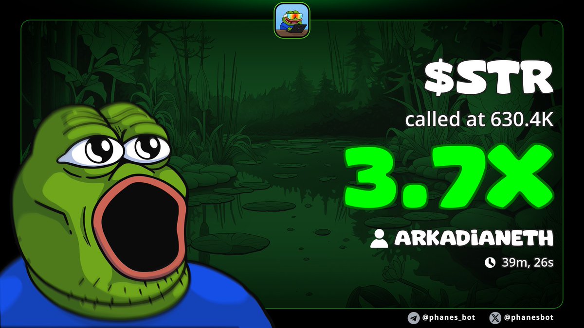 Late to the party. Still cooking some! It's good to be back
Solana Trench Rooms | $STR | Avax7z4Cd46sqdEV1WhePkj2P6LCs8wcmmdXPxChpump