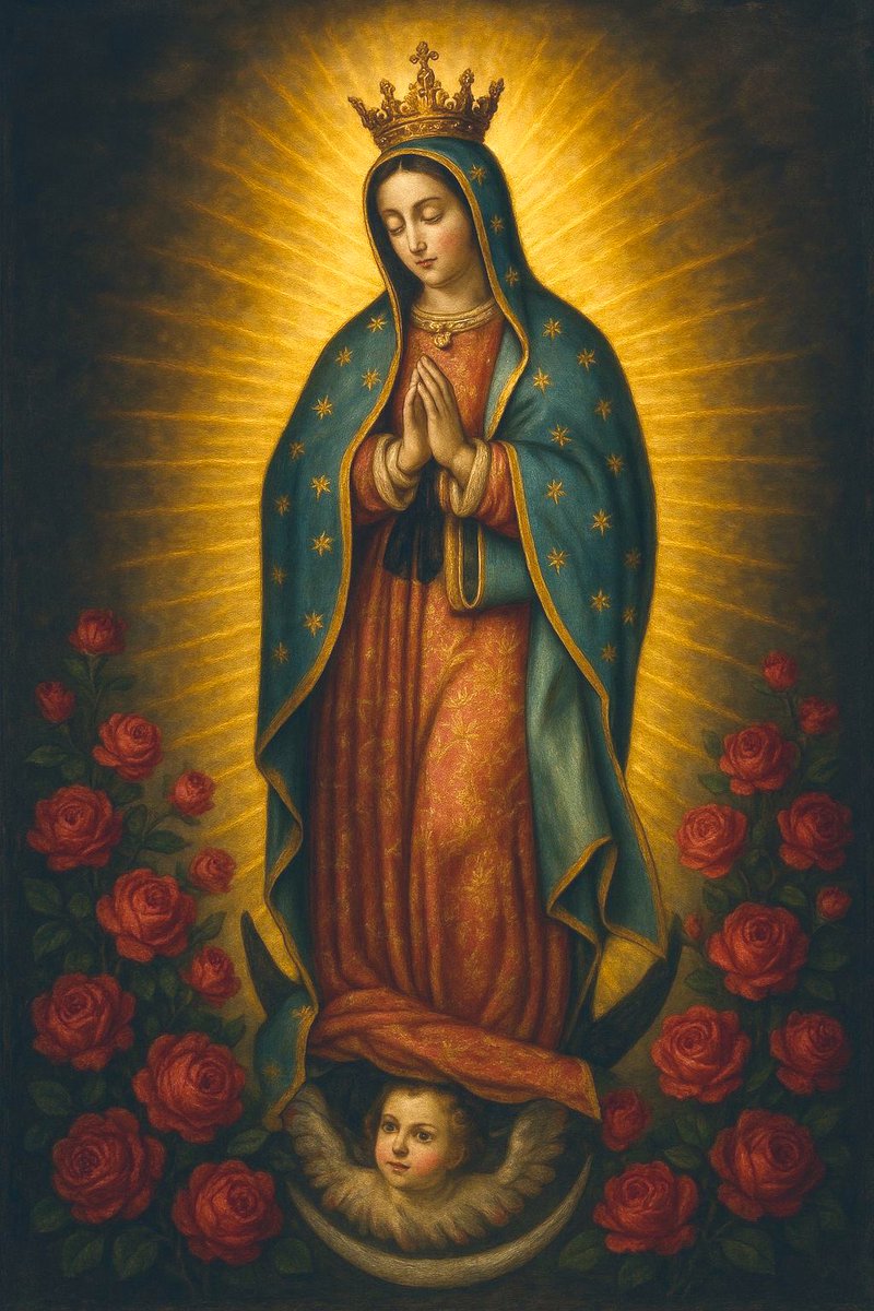 RosaryMum's tweet photo. Our Lady of Guadalupe, pray for us. https://t.co/MIl9mKR6bJ
