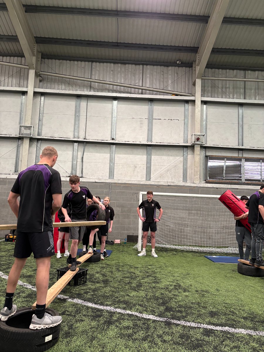 Super well done to our Year 9&amp;10 students who competed in the Kirklees College Match fit event.
A massive thank you to Kirklees College and their students for running such a great day! Brilliant to see ex-pupil Zak at the event in leadership role.