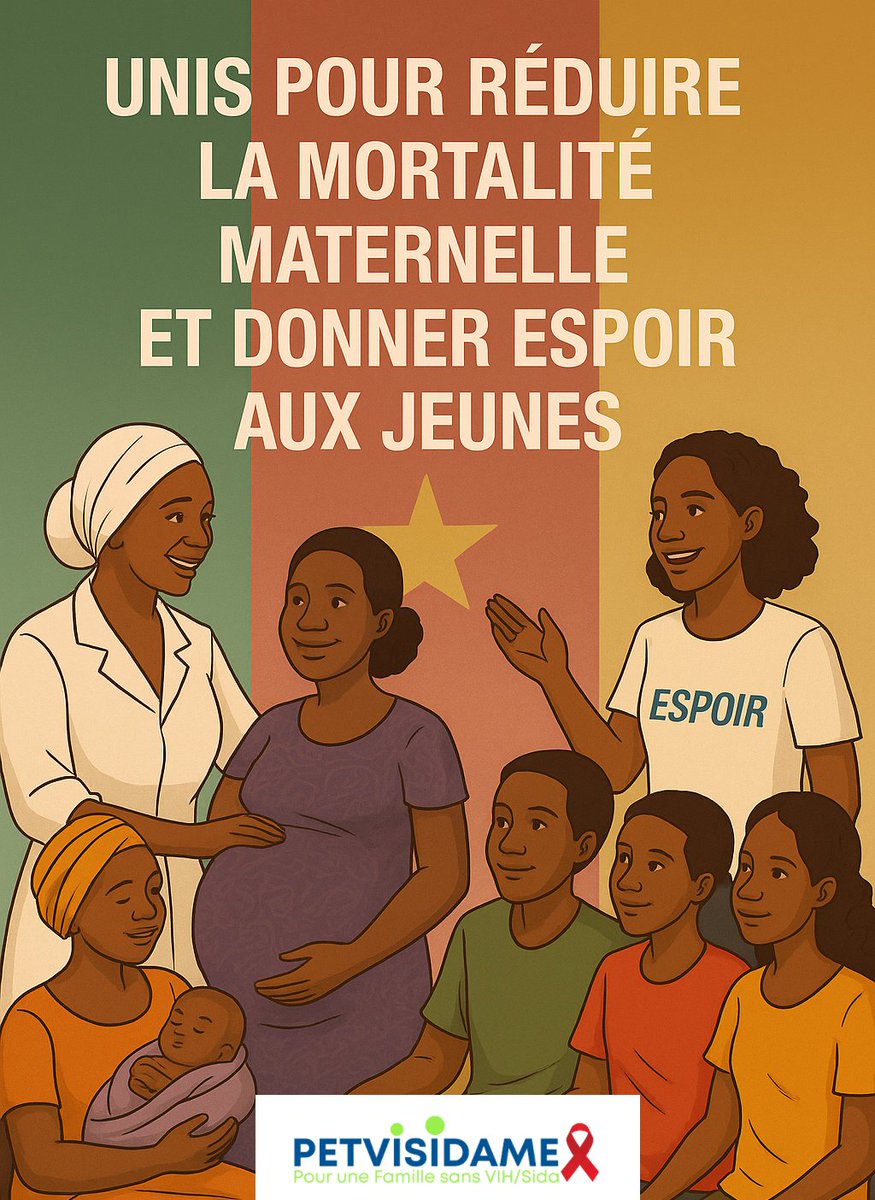 🇨🇲 20 mai – Fête de l’Unité

Unis pour réduire la mortalité maternelle et donner espoir aux jeunes.
Le Cameroun se construit avec chaque vie sauvée.
#PETVISIDAME #SantéMaternelle #20Mai #UnitéNationale