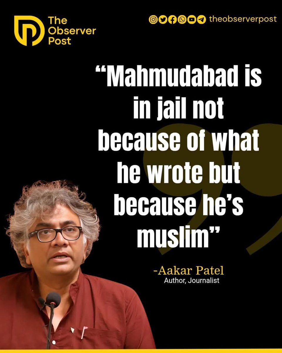 It is a true fact, that Muslims are being targeted for their opinions &amp; thoughts, even though Ali Khan Mahmudabad never criticized anyone he was arrested, &amp; whereas Vijay Shah spoke rubbish about our Army Officer but he is living freely unarrested..!
#AliKhanMahmudabad #War2