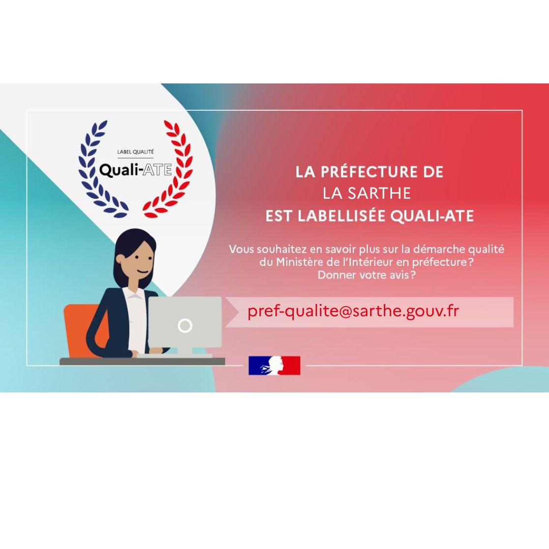 Image de Préfet de la Sarthe - #qualiate | #Labellisation

📣Bonne nouvelle!!

Au plus proche des usagers, notre préfecture est lab