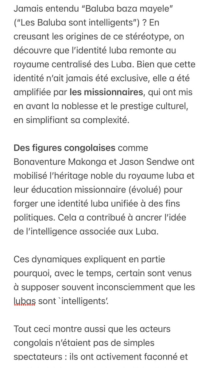 DHautfenne13's tweet photo. D’où viennent ces stéréotypes sur les Lubas ? C’est la question que je me suis posée and along the way, I learned more about the dual nature of identity formation
#Stereotypes #IdentityConstruction #AfricanAgency https://t.co/oyFPJudQtE