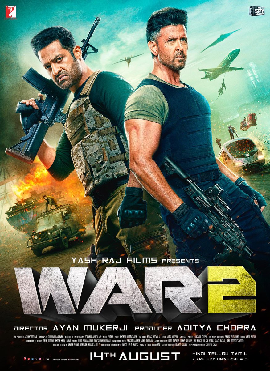 Kiara Advani (@advani_kiara) on Twitter photo Happy Happy Birthday <a href="/tarak9999/">Jr NTR</a>
May this be your bestest year yet!
💥💥💥💥
#War2Teaser out now
<a href="/iHrithik/">Hrithik Roshan</a> <a href="/yrf/">Yash Raj Films</a> #AyanMukherji #YRFSpyUniverse Happy Happy Birthday <a href="/tarak9999/">Jr NTR</a>
May this be your bestest year yet!
💥💥💥💥
#War2Teaser out now
<a href="/iHrithik/">Hrithik Roshan</a> <a href="/yrf/">Yash Raj Films</a> #AyanMukherji #YRFSpyUniverse