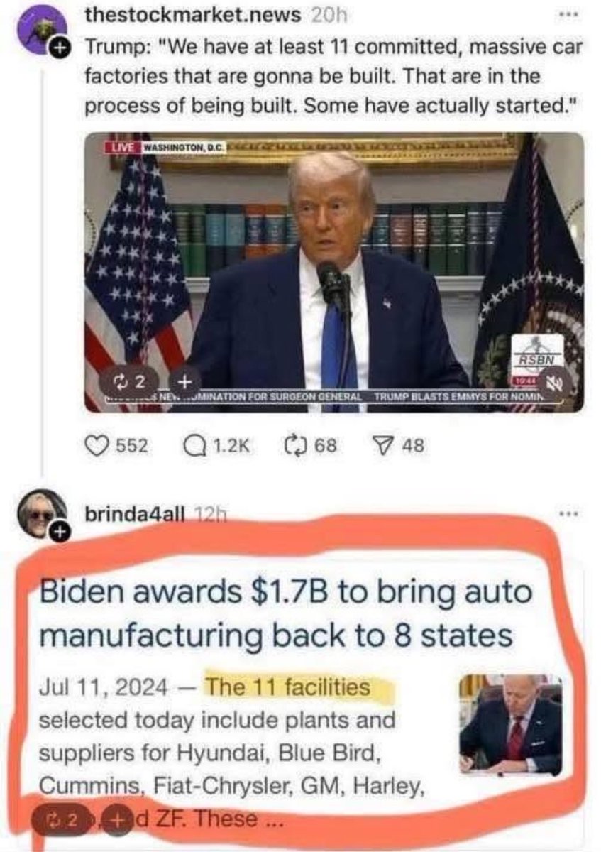 Always taking credit for things he didn’t do.