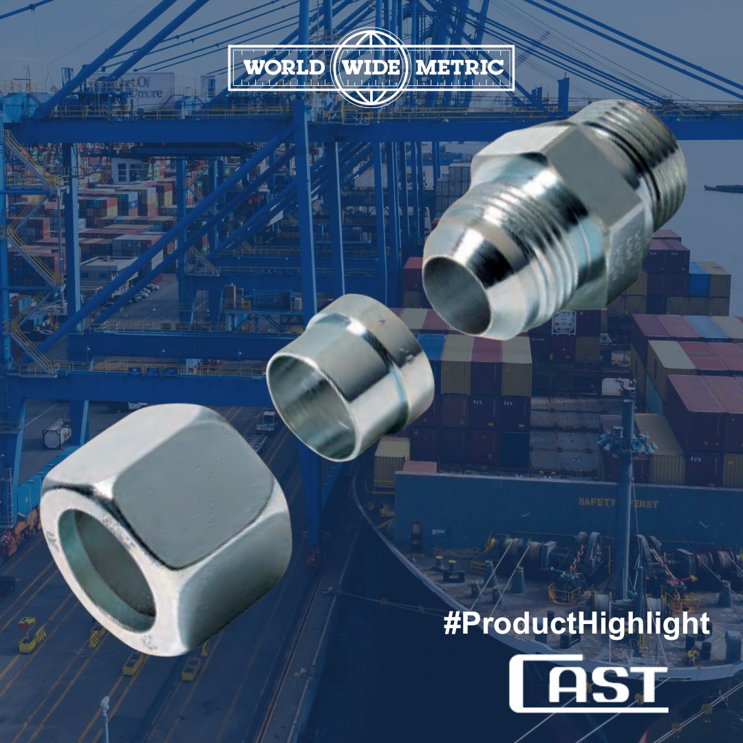WorldWideMetric's tweet image. 🔩 Precision Meets Performance

 Discover the reliability of CAST S.p.A. hydraulic fittings—engineered for durability and optimal flow control. 
 Explore our full range: hubs.li/Q03msCgb0

#fittings #IndustrialSolutions #WorldWideMetric #producthighlight