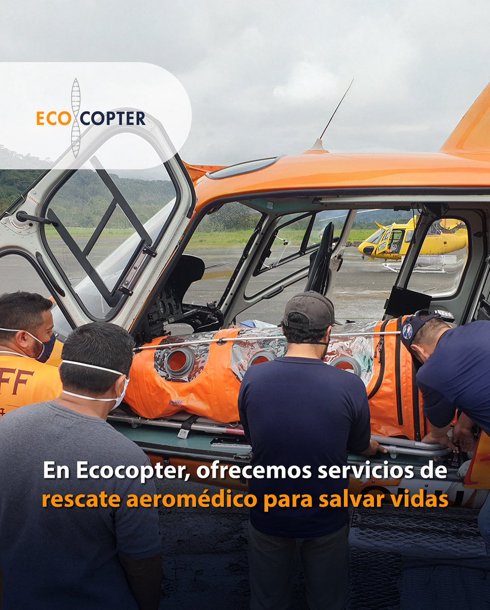 Rescate aeromédico: cuando cada segundo cuenta. 

En Ecocopter, nuestros equipos de rescate están capacitados y equipados para proporcionar atención médica de emergencia en el aire. La importancia de llegar a tiempo puede salvar una vida. 

#RescateAeromédico #EmergenciaMédica