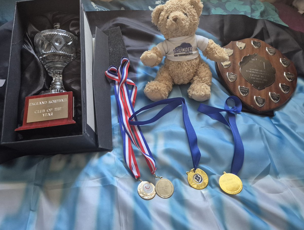 A little bit of the 2025 medals and trophies. Thanks and well done to all Thunderers both who started the club and who are carrying on and building on the great work that was started in 2011 #onceathundereralwaysathunderer