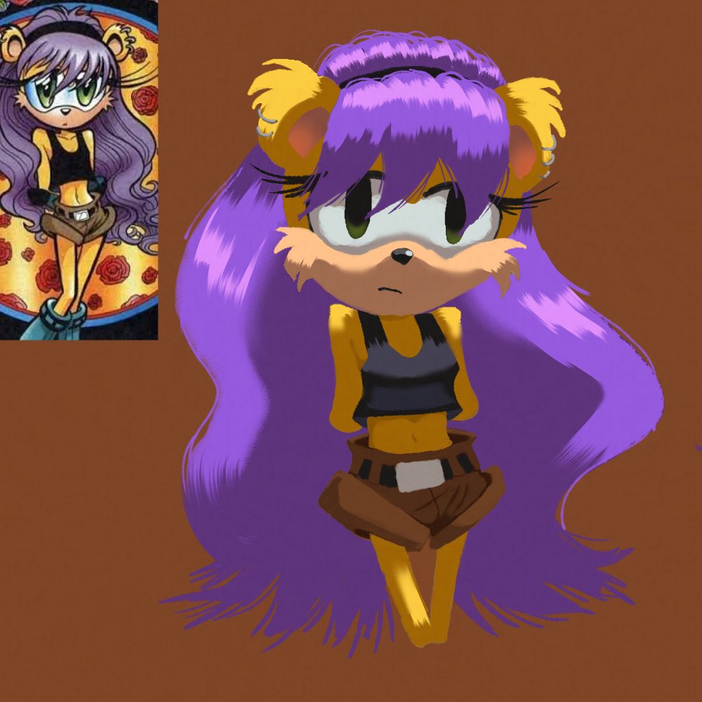 S0ngoos3's tweet photo. Mina Mongoose redraw I gave up on #SonicTheHedgehog #archiesonic https://t.co/eUWcZCnNvg