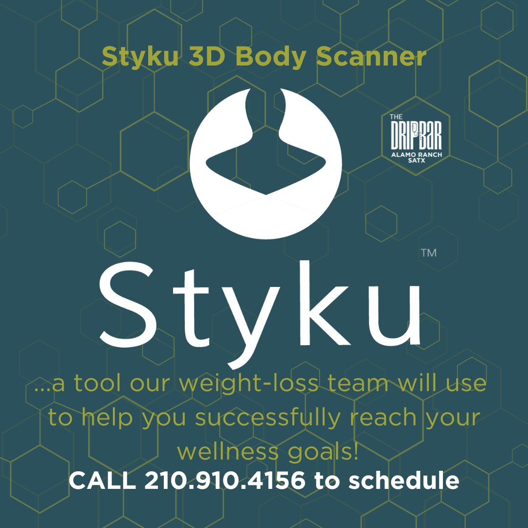 dripbarsatx's tweet image. Transform more than just the scale.
With monthly 3D body scans using Styku, we measure real change: fat %, muscle, waist, hips &amp;amp; more.
No guesswork — just data-backed progress.
#3DBodyScan #MedicalWellness #AlamoRanchTX