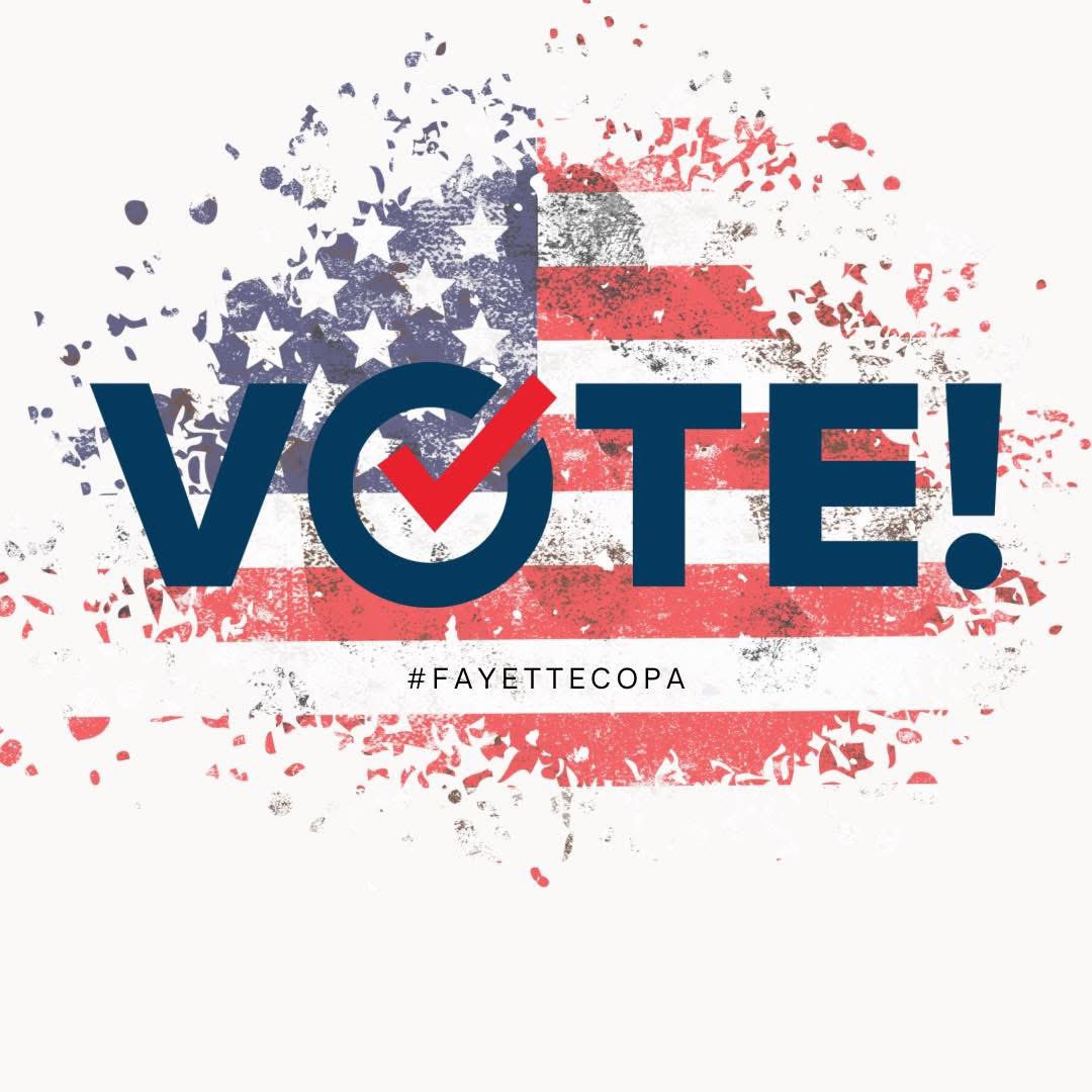 FayetteCoPA's tweet image. ‼️ 🇺🇸🗳️ Your voice matters, #FayetteCoPA. Exercise your right and #Vote.
