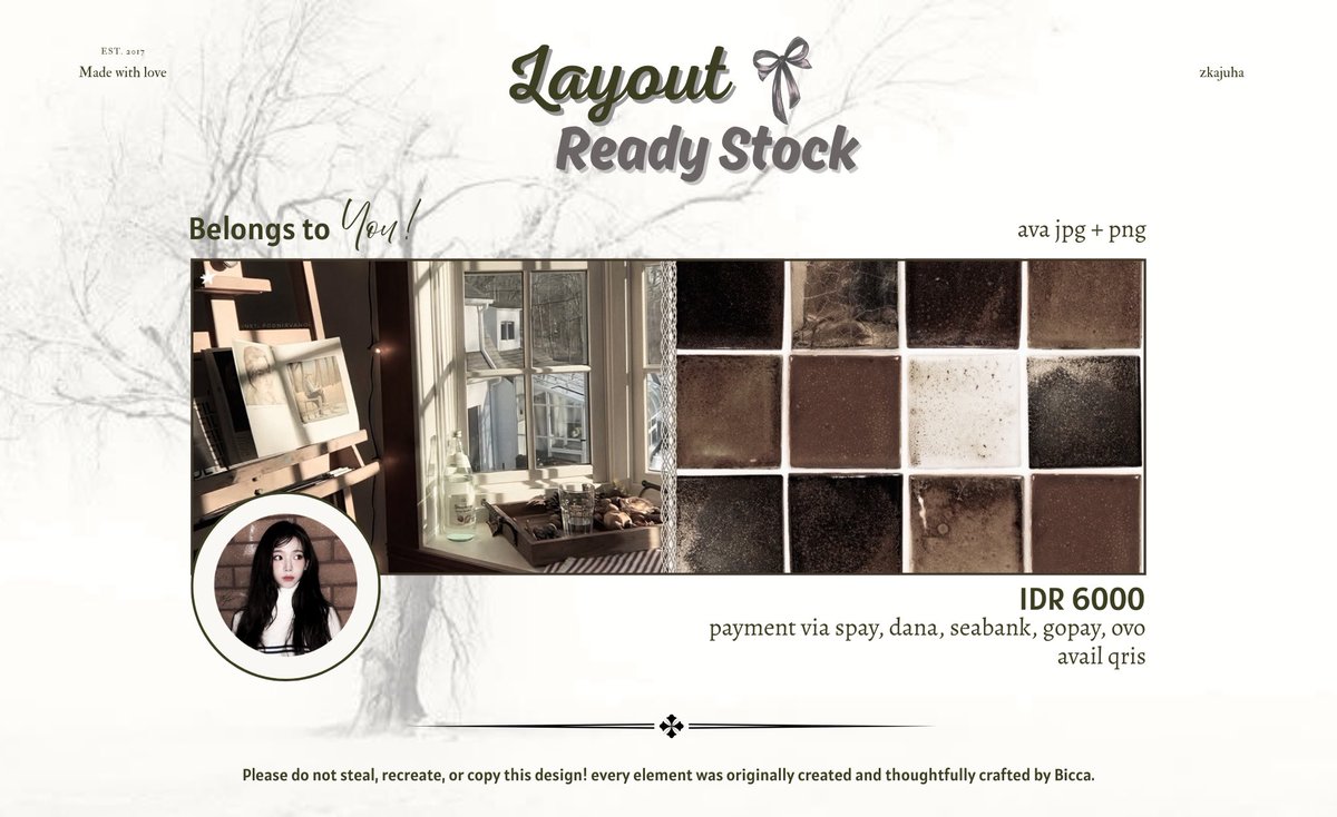 xwhine's tweet photo. ㅤ
help repost, thank you! ׁ   ❤︎   ˖  

hi! i’ve 5 ready stock layout KARINA new pict! for those who want it, you can DM me to take the layout! 💌 get ava png + jpg, price in pict 🤍

#zonauang #zonajajan  
  ㅤ https://t.co/nm30kEt38t