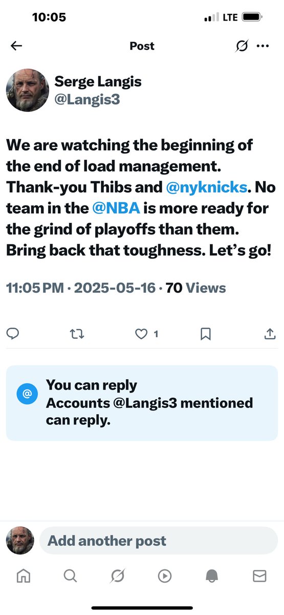 Serge Langis tweet media