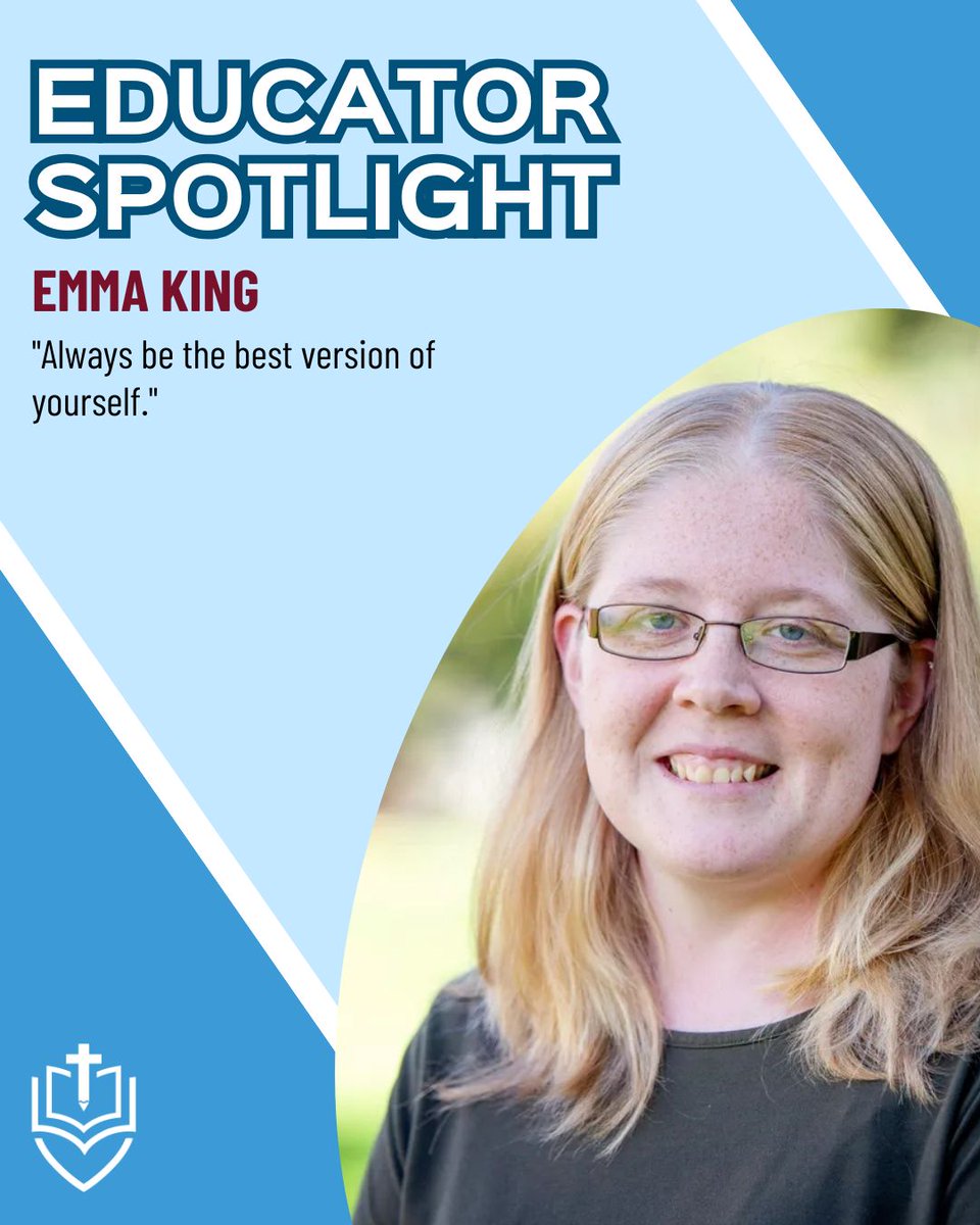 Our next educator spotlight is Emma King! Emma teaches 5th grade math and ELA, and 4th grade math. This is her 4th year at St. Agnes School and her 10th year in education! Head over to our Facebook or Instagram to read the rest of her spotlight!