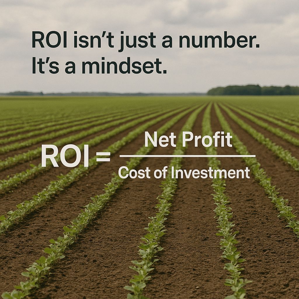 Backswath's tweet photo. ROI isn’t just a number. It’s a mindset. https://t.co/wVA48kxdye