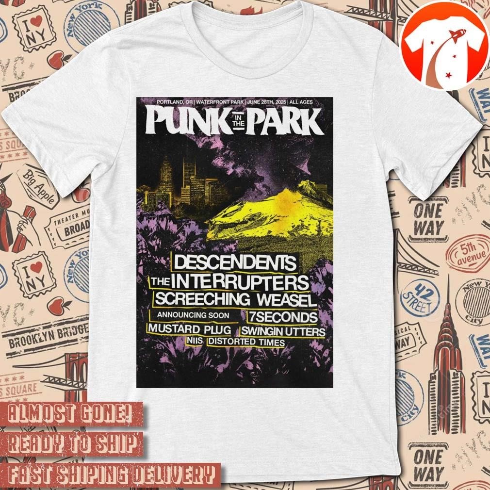 mercaritee's tweet photo. Official Poster Punk In The Park OR On June 28 2025 In Portland Descendents The Interrupters Screeching Weasel t-shirt

#Descendents #In #Interrupters #merch #Or #Park #Portland #Poster #Punk #Screeching #shirt #Weasel
Shop Now: https://t.co/uxPYZcyDgU https://t.co/3u7vr8Dj6R