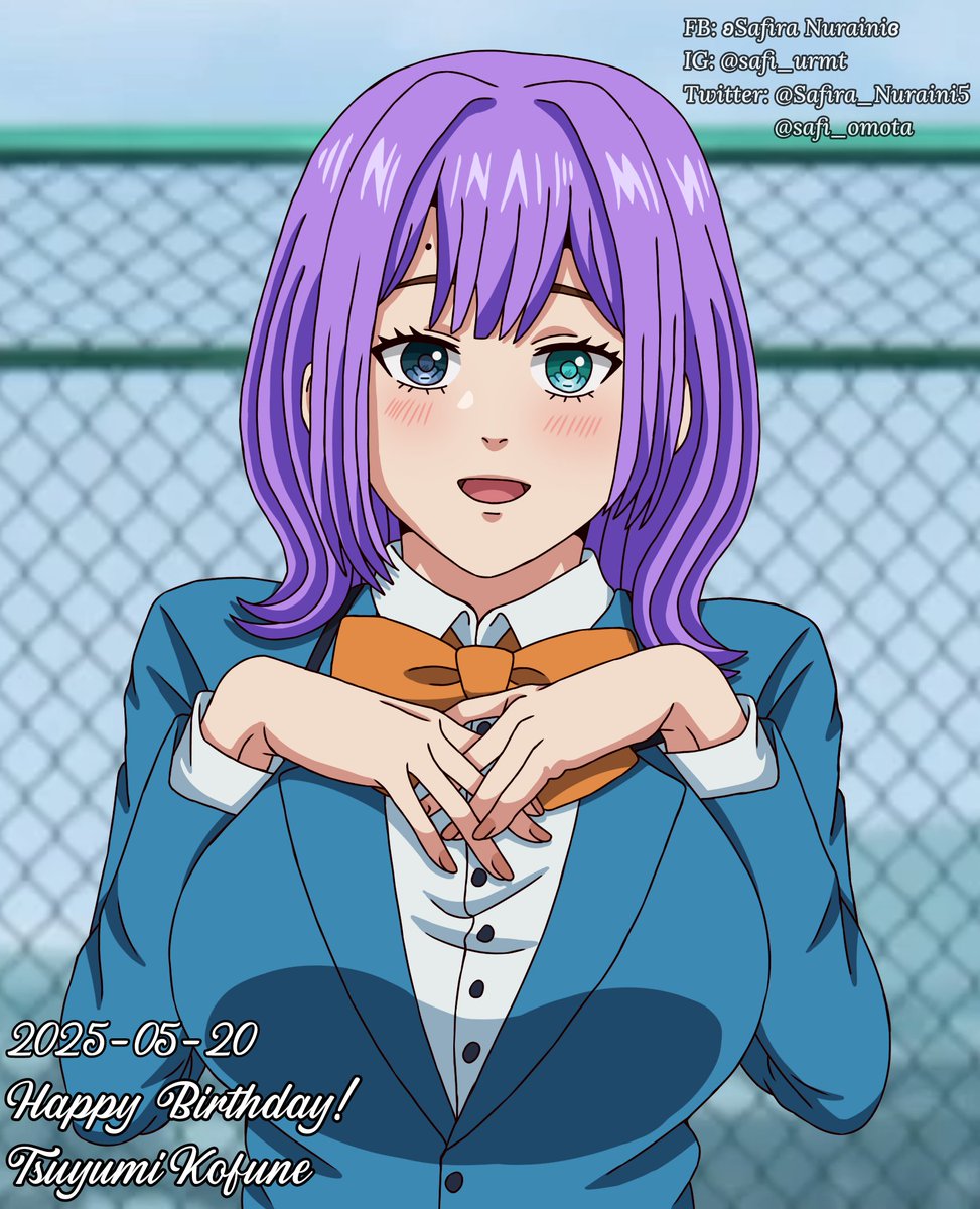 // ocposting; 🌷

🌷: "Today is my birthday. I'm happy now because next season I'll be 1 year older. However, I like this haircut style."

Happy Birthday for Kei Kaname's girlfriend, Tsuyumi Kofune🥳🎂

#safioc #ocposting #originalcharacter #小舟通由未 #ocsbase #boukyakubatteryoc