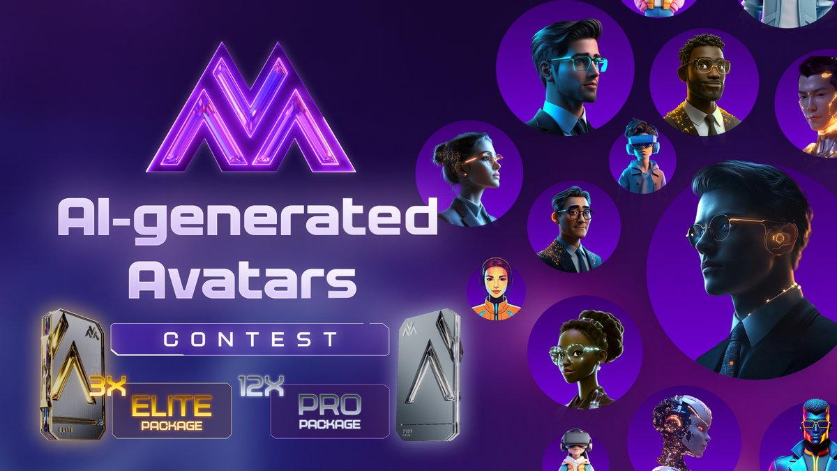 Metaversycom's tweet photo. 🎭 Metaversy AI Avatar Contest is LIVE!

Unleash your trading style — design an AI-generated avatar that screams you.
🏆 15 Crypto Edition prizes up for grabs!
🗓️ May 20 – June 1
🎨 Submit via Discord (#AI-Avatar Contest)

Let’s see your trading alter ego. 💥
#Metaversy #AIArt #Web3
