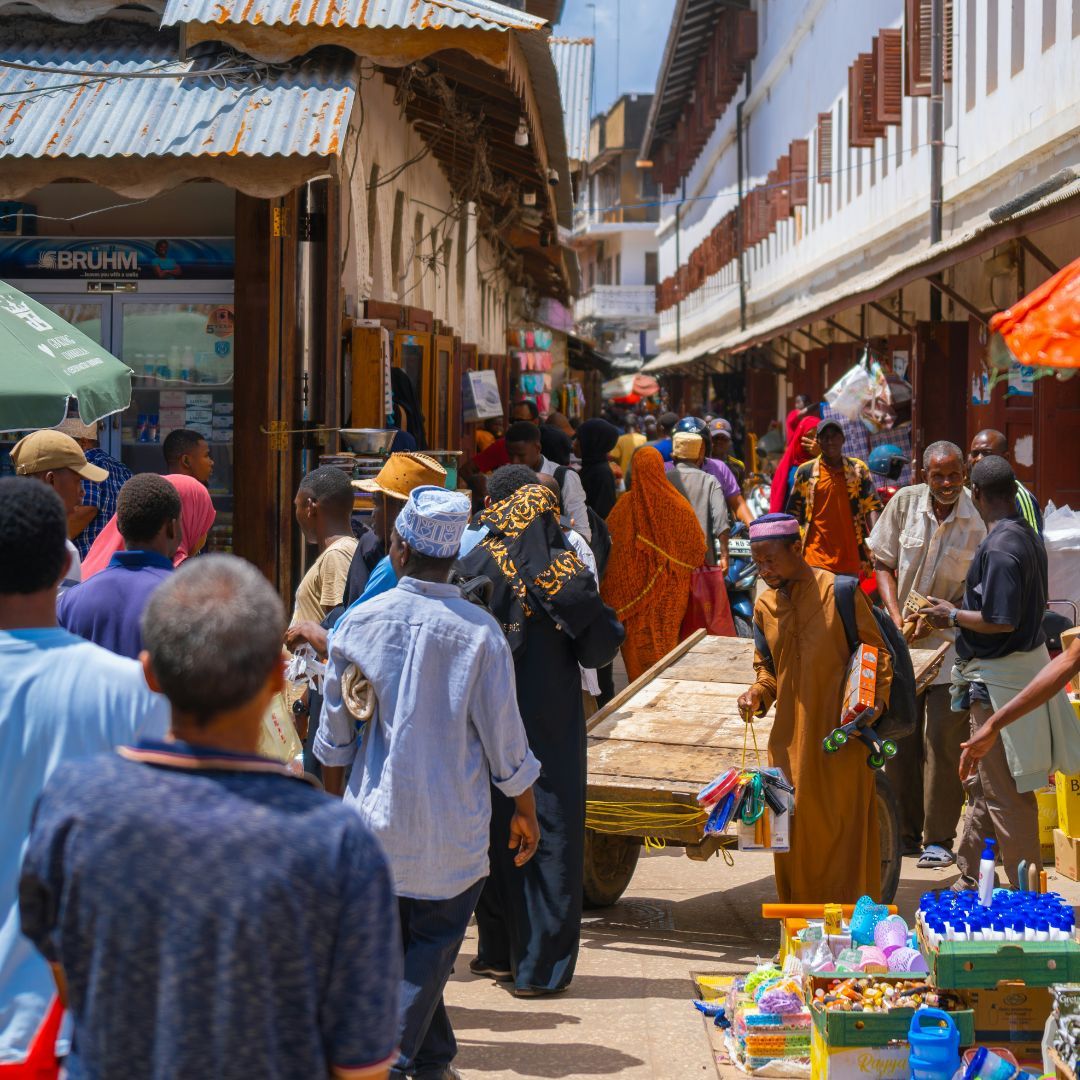 Welcome to the heart of Zanzibar. Stone Town is full of life with narrow alleys, colorful shops, the sound of vendors calling out, and the smell of spices in the air. It’s always busy.