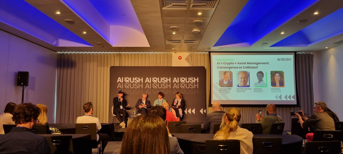 We joined AI Rush (joinairush.com) in London, UK.

AI + Crypto + Asset Management
Convergence or Collision?

We say convergence, and the future is unfolding in real time.

Join the beta: secantx.ai
#AIRush #CryptoAI #SecantXAI #Solana