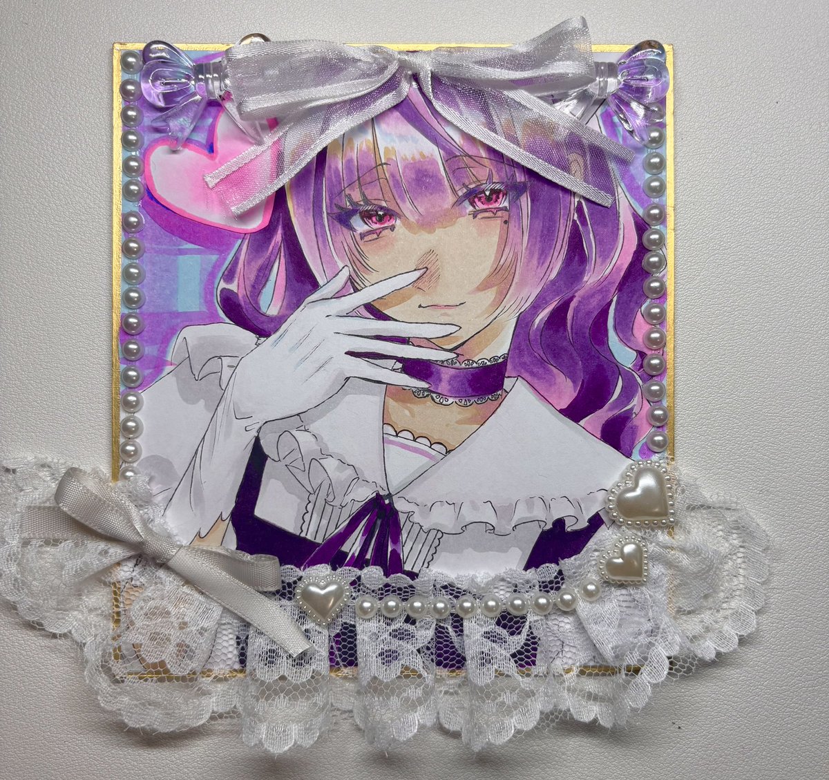 va_chaN_'s tweet photo. メルカリにてイラスト販売しております！見ていただければ嬉しいです🎀 https://t.co/rrXJkEJL5F