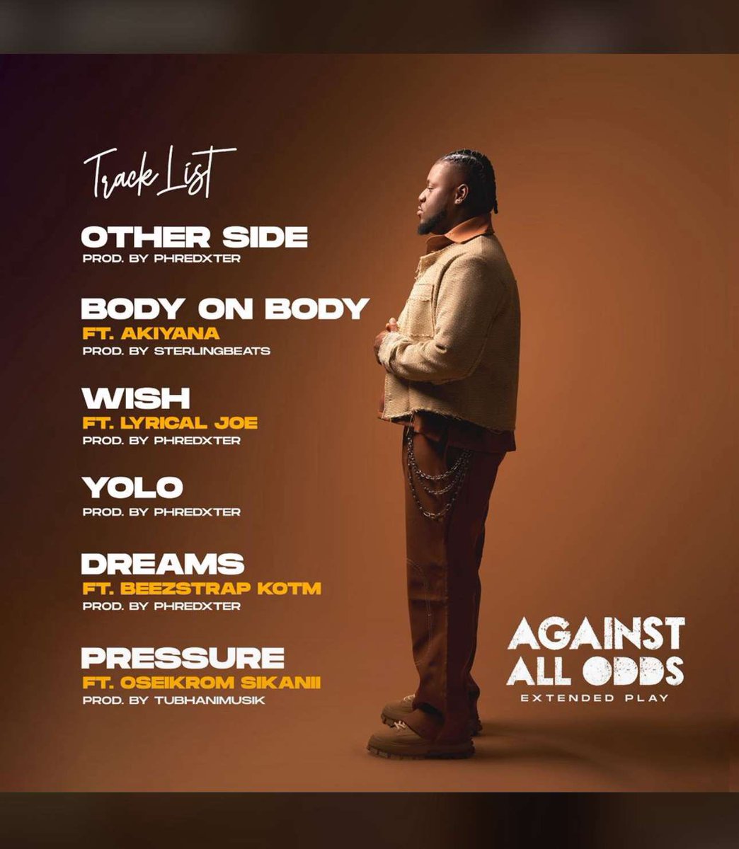 Pressure" featuring Oseikrom Sikanii is a whole mood! 🎶 Stream 'Against All Odds' to hear this and more! #AgainstAllOdds  on.api-core.soundcloud-stage.com/jZ8zJH8FspYnXL…