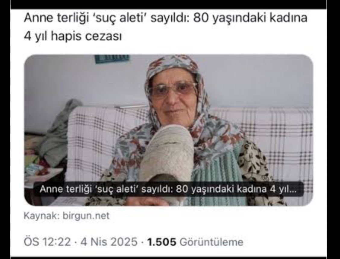 fark_buddy's tweet photo. @solcugazete60 Terlik suç aleti , bıçak değil .... https://t.co/PFAUoWr3a6