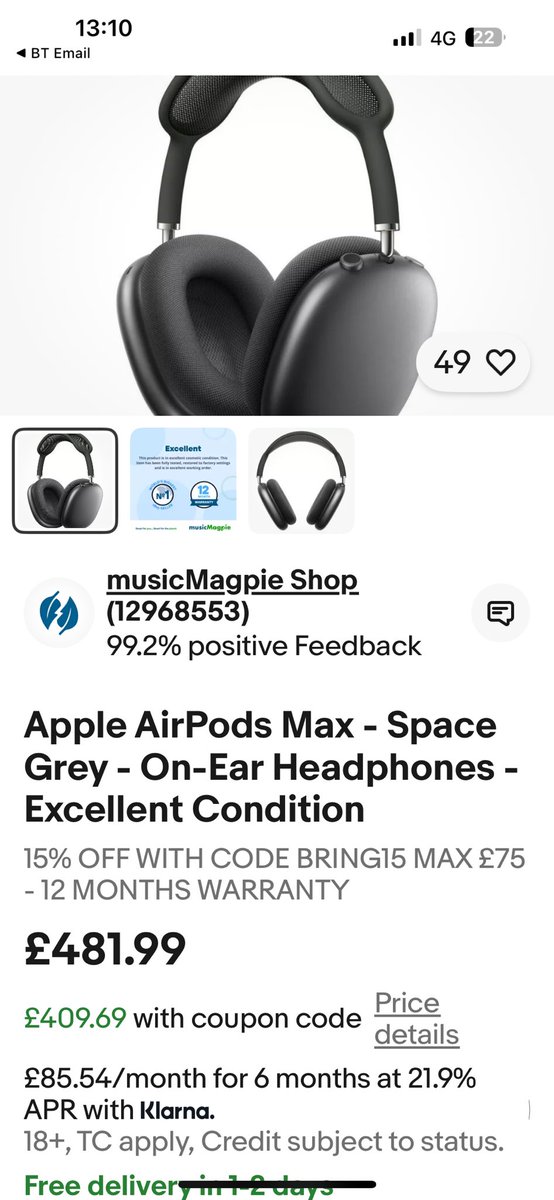 ATCHAP's tweet photo. Why u scamming on ebay #musicmagpie https://t.co/0s3Z8T2ky7