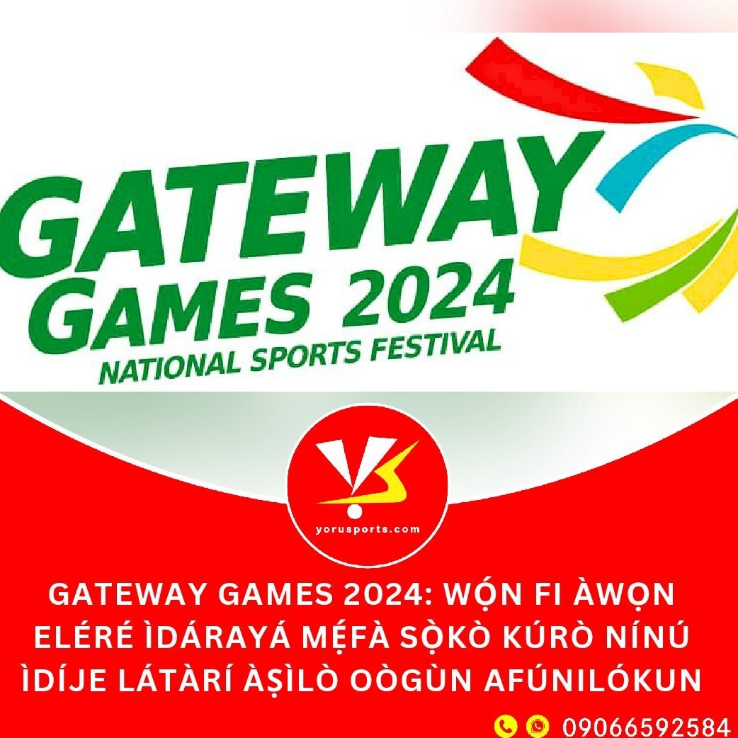 Yorusports's tweet photo. https://t.co/3MeQjQ5ahg

#yorusports #yoruba #sports #SportsNews #viralpost2025 #trendingpost #trend #trendingnow #trendingnews #GatewayGames2024 #NationalSportsFestival https://t.co/HR7YHR2yXo