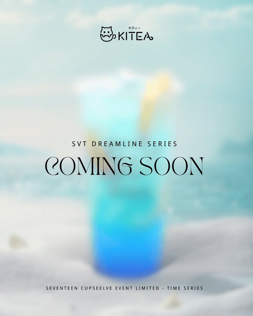 🥂Salute To A Diamond Decade💎 

— Special for CARATs🩵🩷 

Sneak peek of the third drink of SVT Dreamline Series 💎

A blue drink with a lemon on top, giving off the chilling vibe, is really the pick for this hot weather ! ☀️

See you on d-day, SALUTE ~

#SaluteToADiamondDecade
