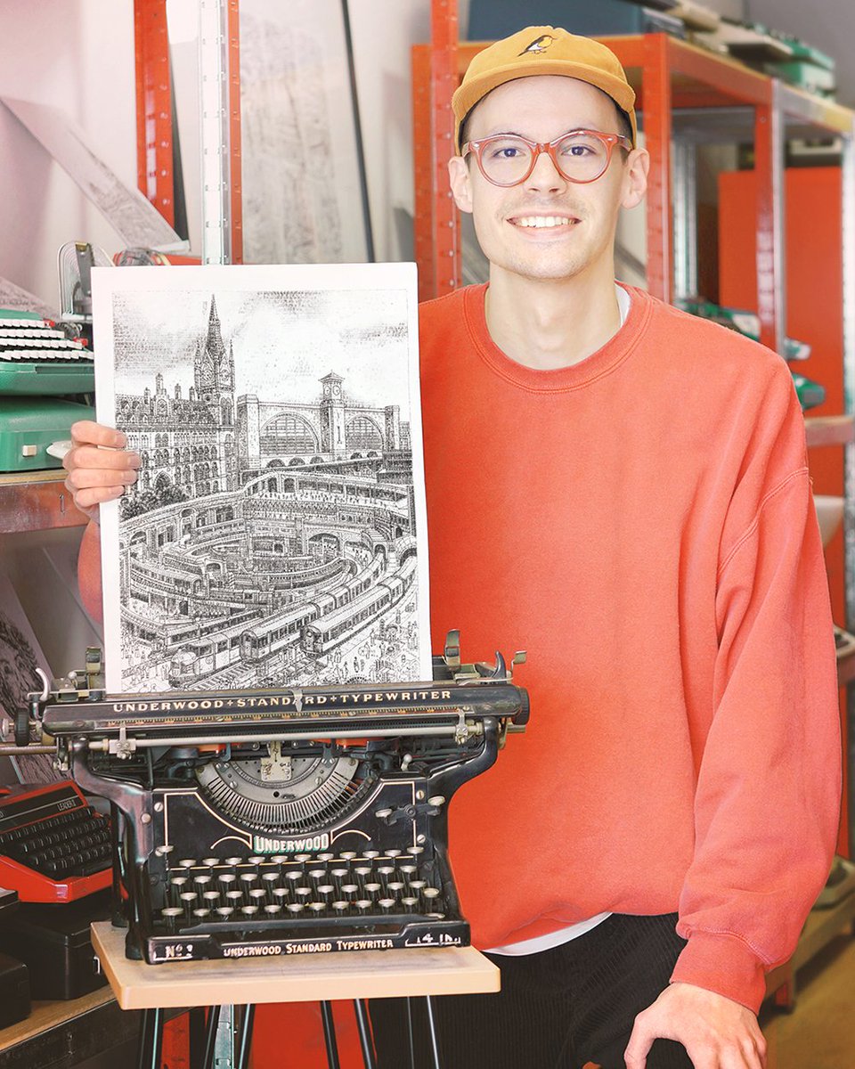 jjcook9628's tweet image. Here's my typewriter art tribute to the iconic cutaway drawings of Eagle and Popular Science Magazine; an imagined world beneath London’s King’s Cross and St Pancras. I’m re-releasing this print as it was the first print from my shop relaunch last year.
jamescookartworkshop.com